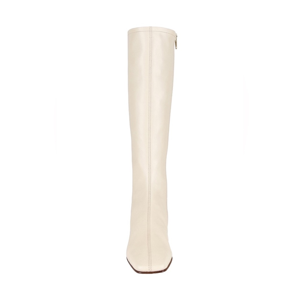 [NWT] BY FAR LEATHER EDIE BOOT - Color: Off White - Size: 37 - Picture 2 of 4